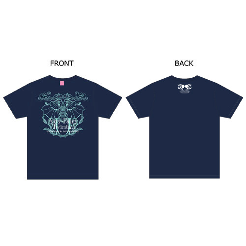 【LOVE  LIVE 2021 *Airy-Fairy Twintail* ツアーグッズ】Tシャツ　ネイビー