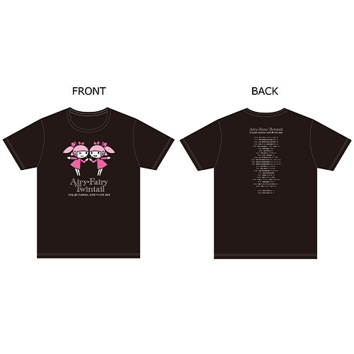 【LOVE  LIVE 2021 *Airy-Fairy Twintail* ツアーグッズ】Tシャツ ブラック