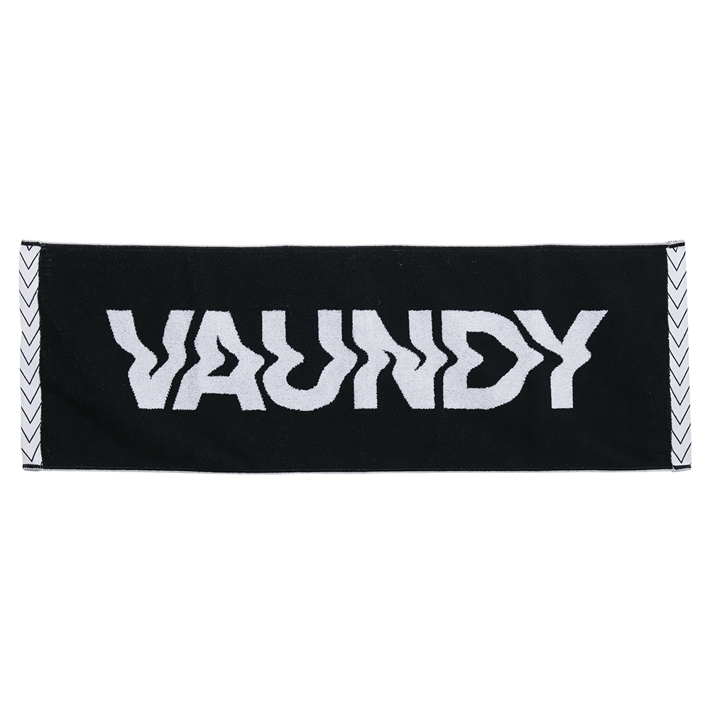 Logo Jacquard Towel [Black×White]