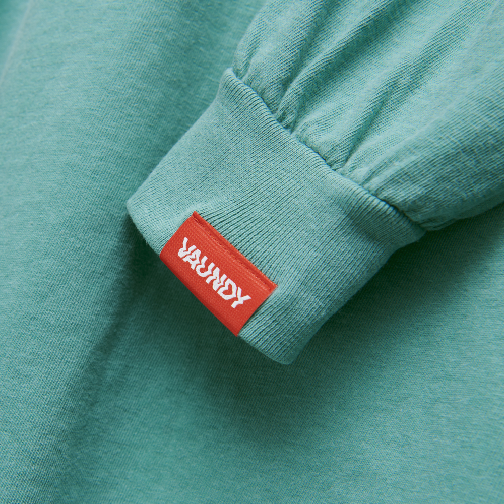 Long Sleeve T-shirts“Hanauranai”[Green]