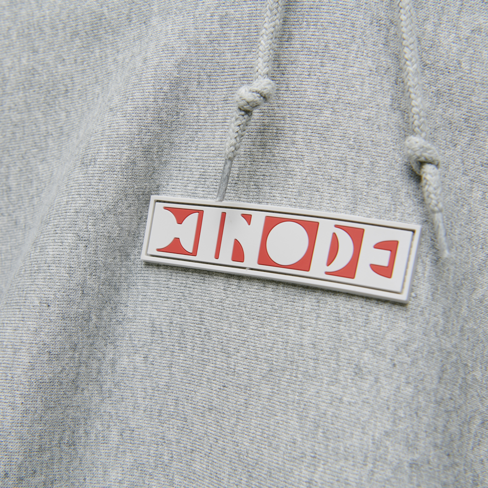 Logo Hoodie “HINODE”[Gray]