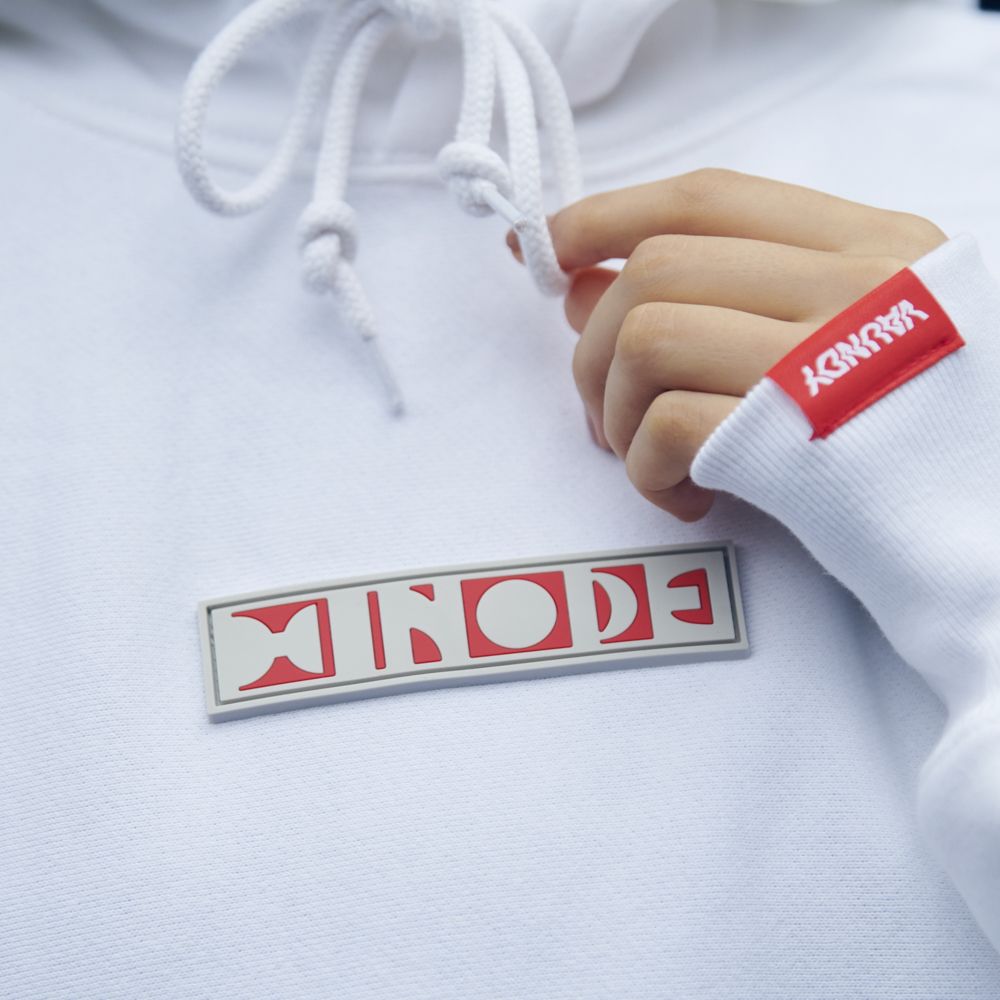 Logo Hoodie “HINODE”[White]
