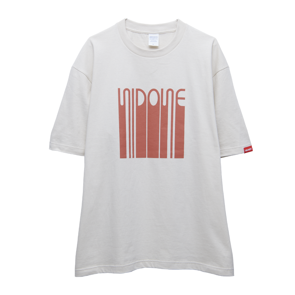 Logo T-shirts“NIDONE”[Light beige]