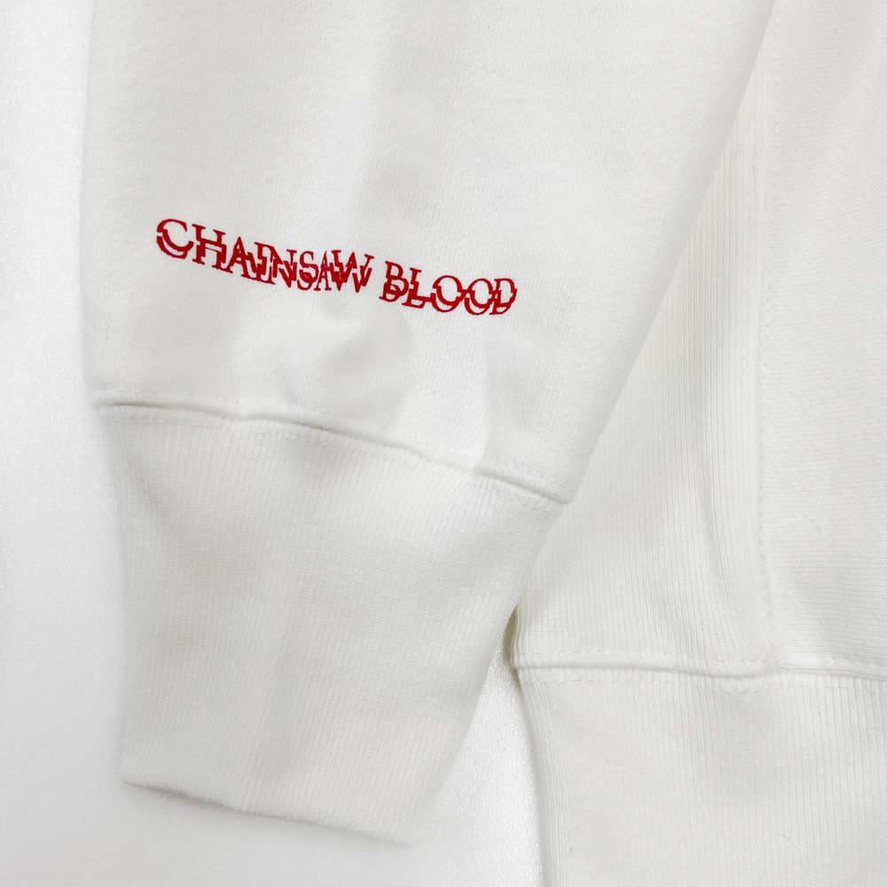 【VAWS limited】Sweat Tops“CHAINSAW BLOOD”[White]