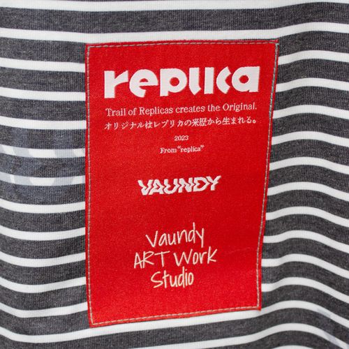 【VAWS limited】“replica” of Long Sleeve Striped T-shirt [Black]