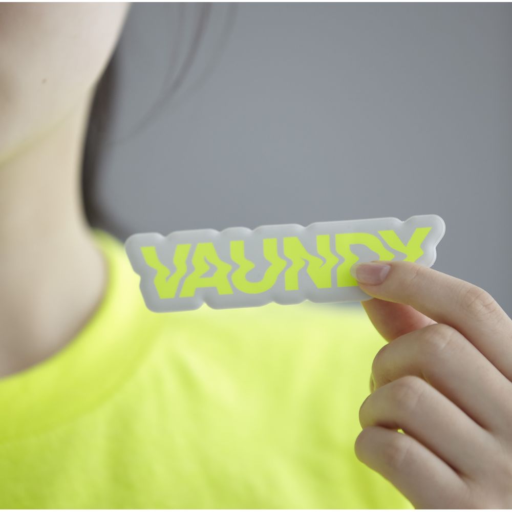 Air Sticker[Fluorescent Yellow×Light Gray]