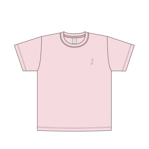 【吉澤嘉代子】【FC限定】青春の刺繍ティーシャツ/ピンク