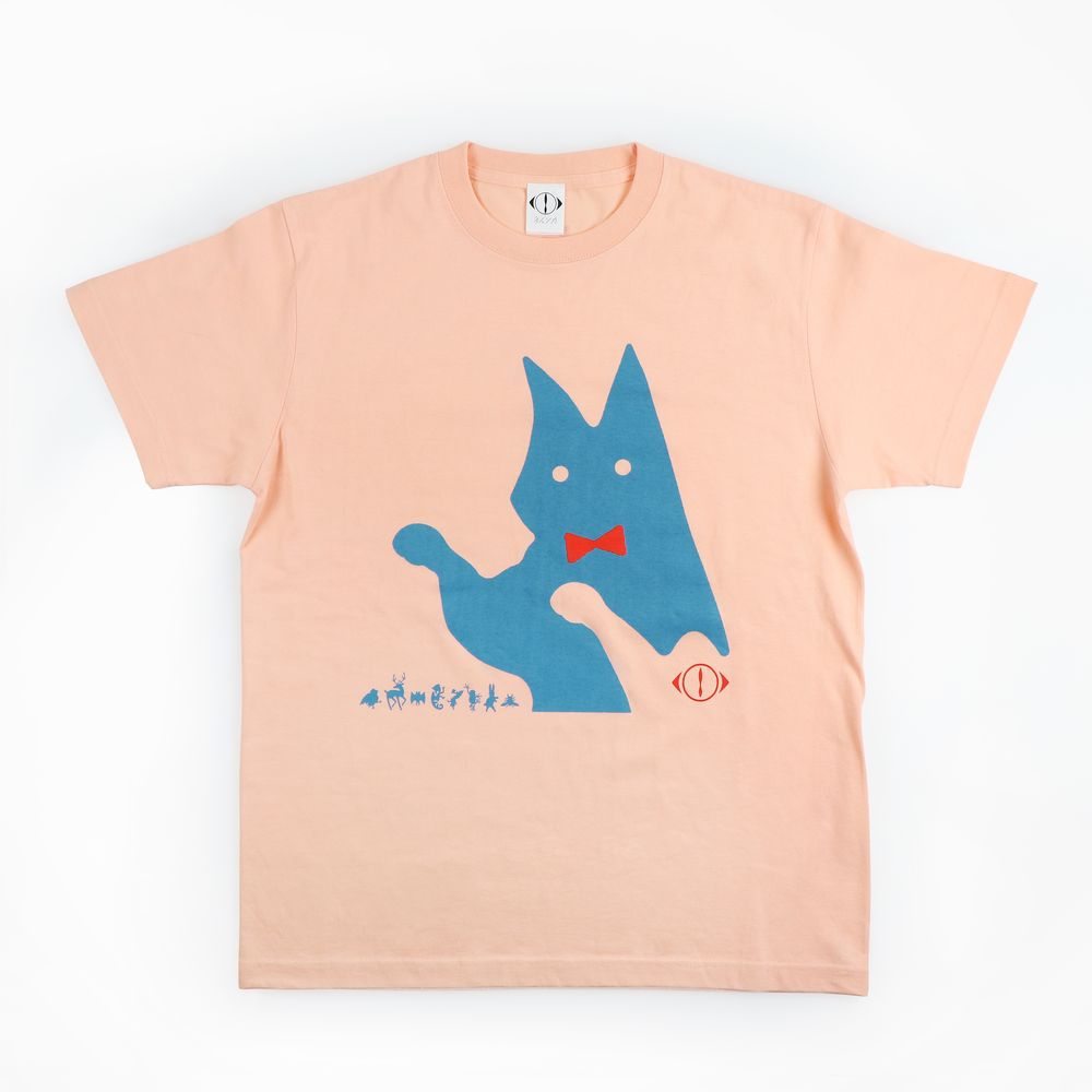 「月と猫のダンス」踊る動物Tシャツ〈猫〉