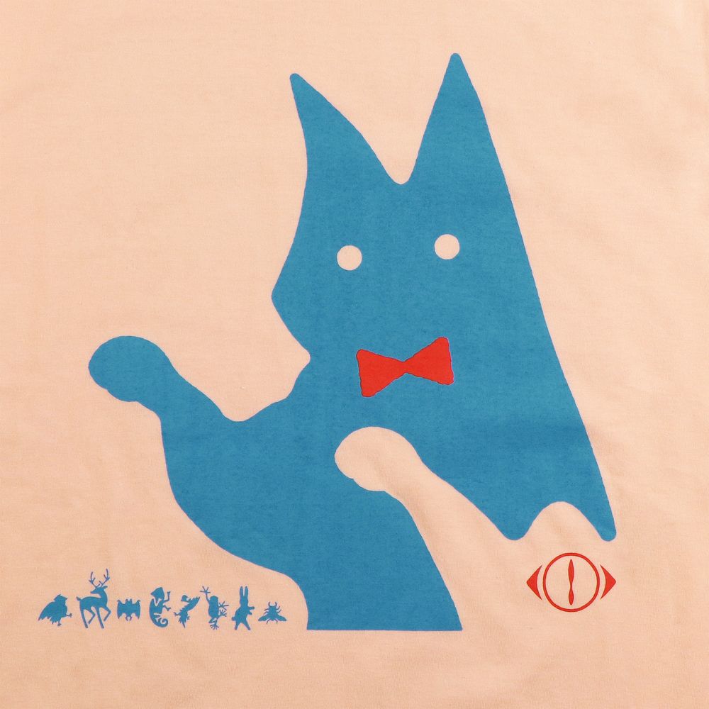 「月と猫のダンス」踊る動物Tシャツ〈猫〉