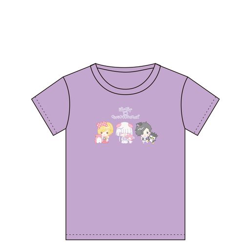 ジグザグ×サンリオキャラクタァズ (Tシャツ)【薄紫】